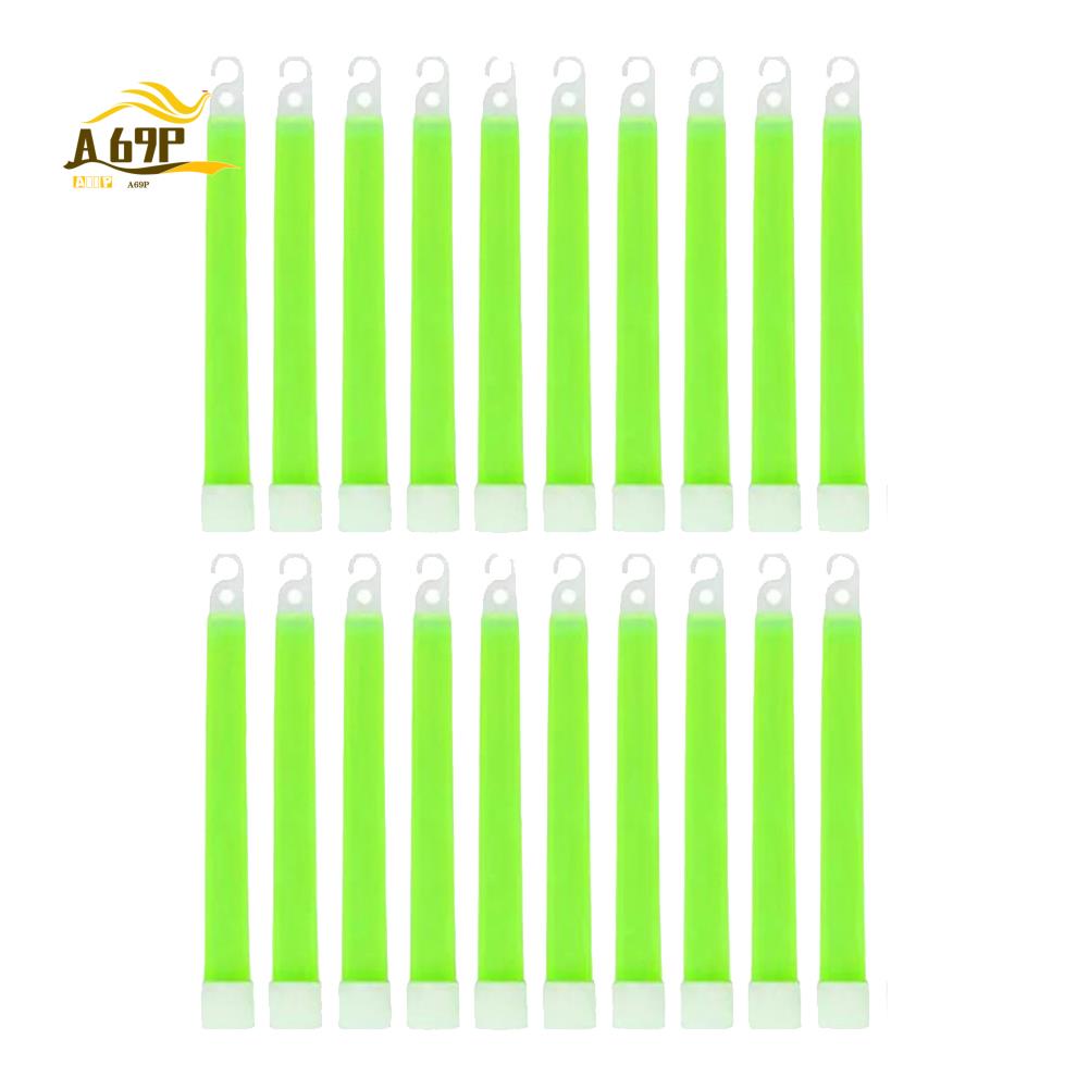 Glow Sticks Survival - A69P-10 ชิ้นชุดอุปกรณ์เอาตัวรอด ไฟฉุกเฉินแบบแท่งเรืองแสง สำหรับการตั้งแคมป์และการเอาตัวรอดในกรณีฉุกเฉิน แผ่นดินไหว