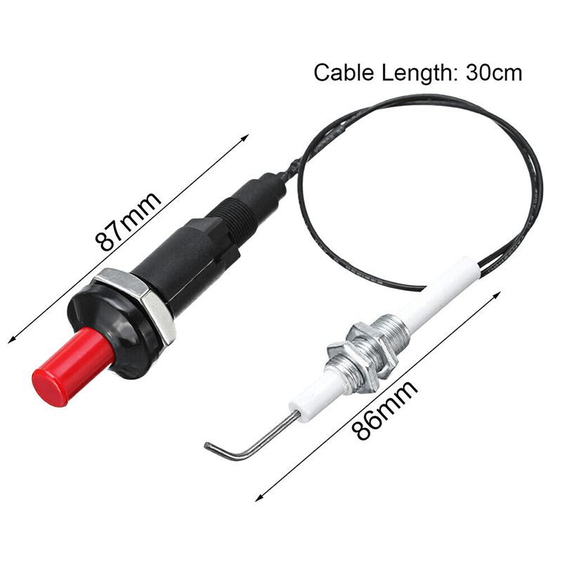Outdoor Camping Burner - ปุ่มกด Piezo Ignitor พร้อมสาย Spark IGNITION