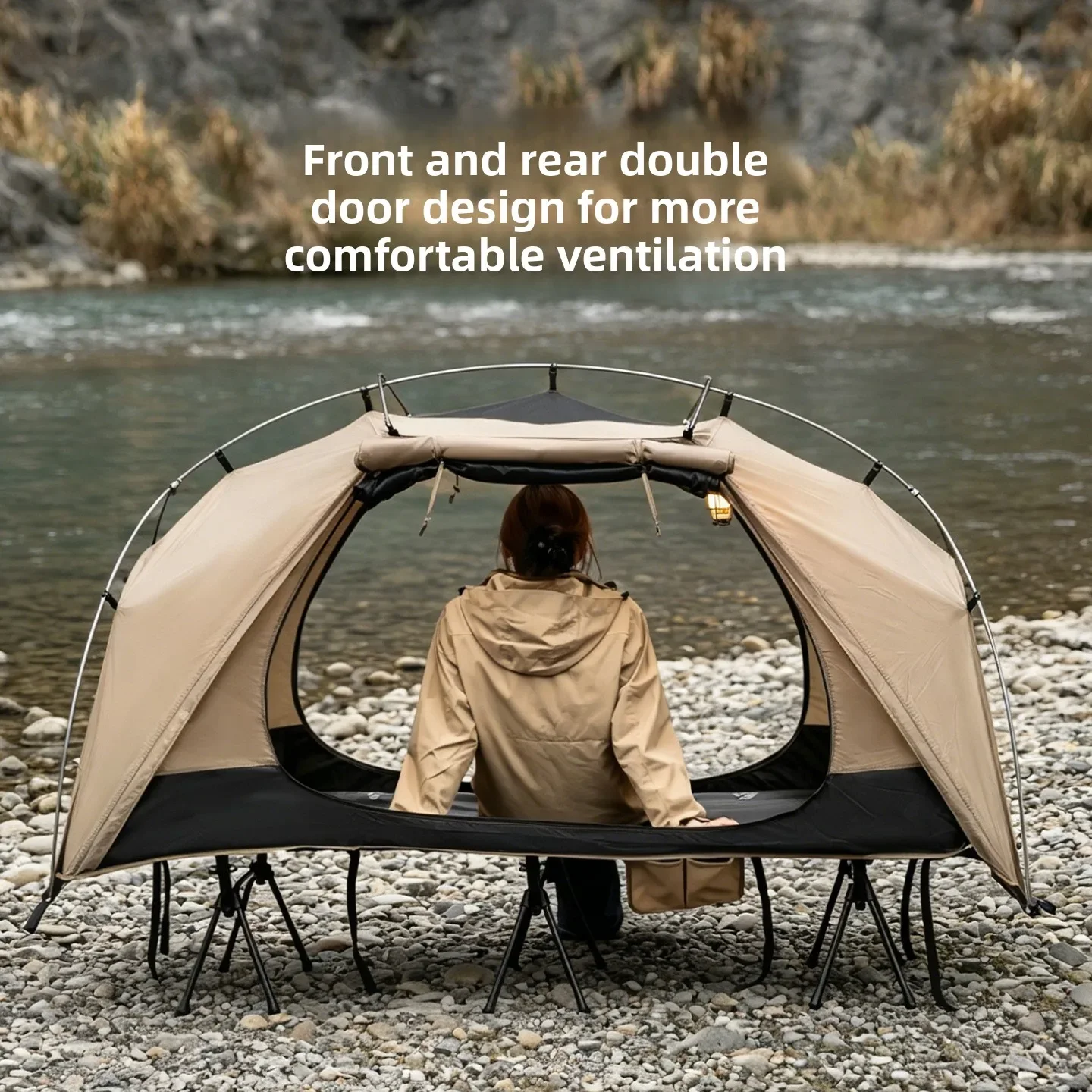 Outdoor Camping Gazebo - เต็นท์นอนกลางแจ้ง MOUNTAINHIKER เฟอร์นิเจอร์เต็นท์น้ำหนักเบา กันน้ำ สำหรับพักผ่อน แคมป์ปิ้ง