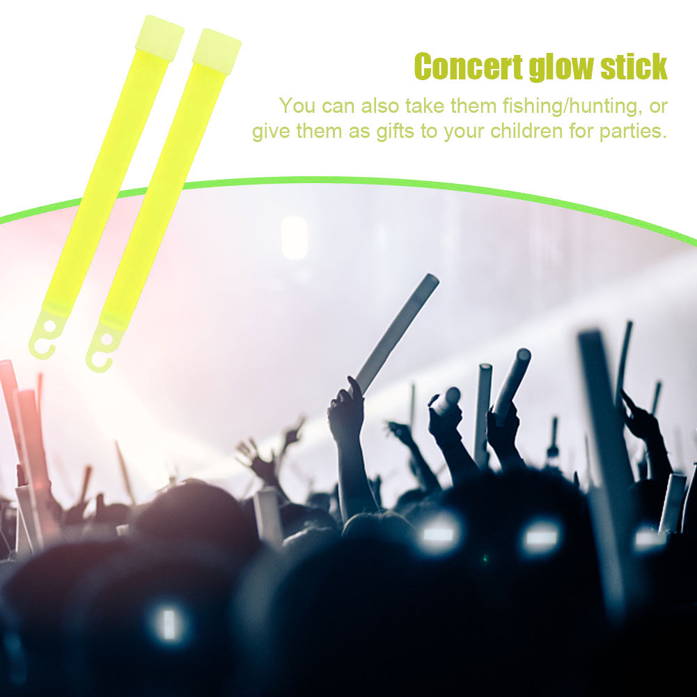 Glow Sticks Survival - แท่งไฟเรืองแสงแบบทหาร 10-30 ชิ้น กันน้ำ ใช้สำหรับคอนเสิร์ต ปาร์ตี้