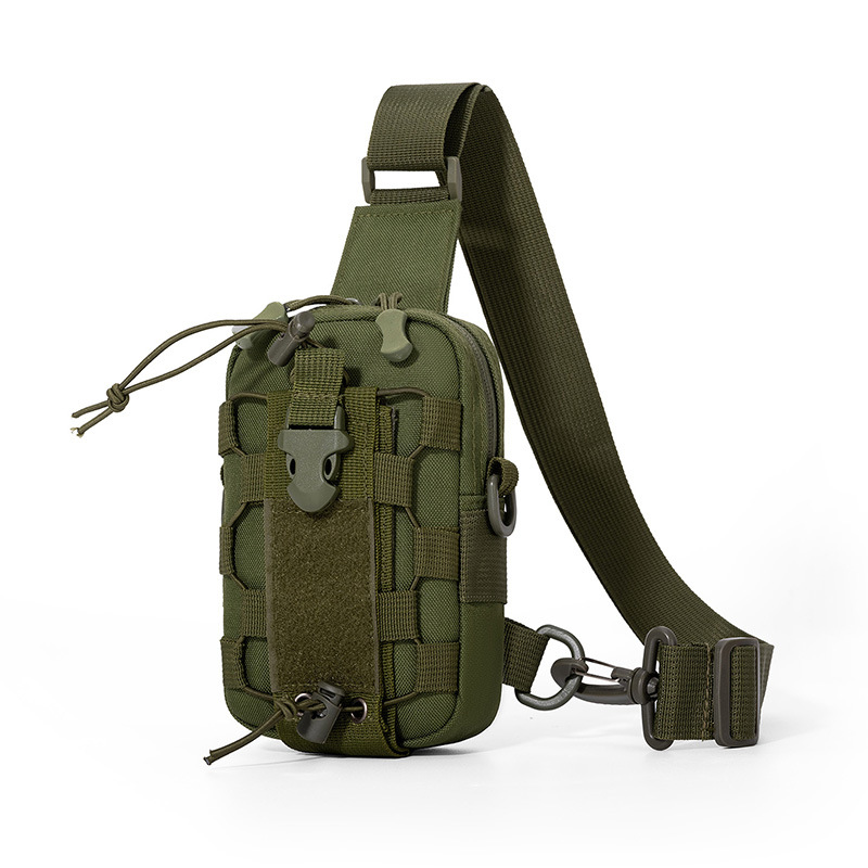 Outdoor Camping Water Tank - กระเป๋าคาดเอวใส่ขวดน้ำกลางแจ้ง กระเป๋าใส่โทรศัพท์แบบสะพายข้าง กระเป๋าเก็บของสำหรับตั้งแคมป์ ปั่นจักรยาน กระเป๋าคาดอกอเนกประสงค์ กระเป๋าคาดอกแบบยุทธวิธีสำหรับผู้ชาย