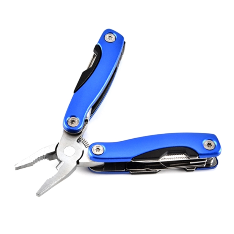 Camping Knife Multi-Tool - สแตนเลสคีมพับพกพาอเนกประสงค์ Plier อุปกรณ์ทำมือ Plier ไขควง Camping