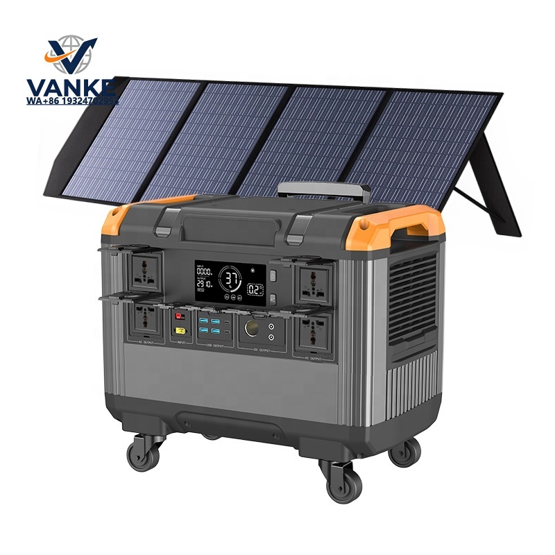 Portable Power Station - เครื่องกำเนิดไฟฟ้าพลังงานแสงอาทิตย์ขนาด 3 กิโลวัตต์ 3 กิโลโวลต์แอมแปร์ กำลังไฟ