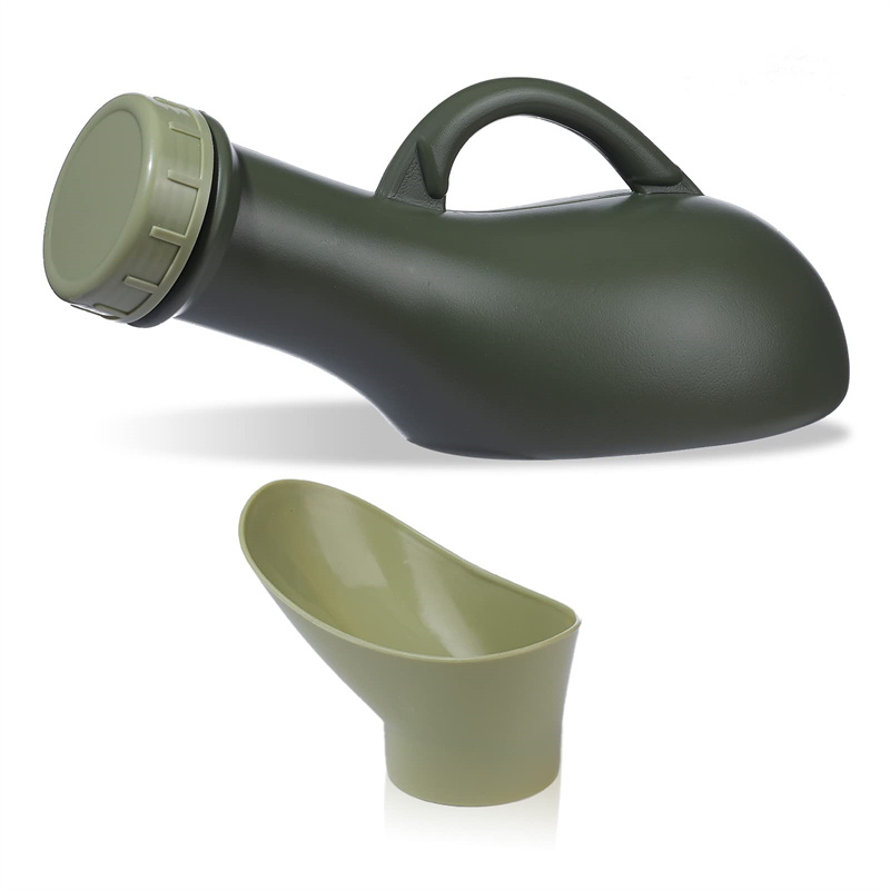 Outdoor Camping Water Tank - ปัสสาวะแบบพกพา 1000ml รั่วไหลปัสสาวะพร้อมฝาปิด Anti-TIP มือถือไม่เต็มเต็ง Pee