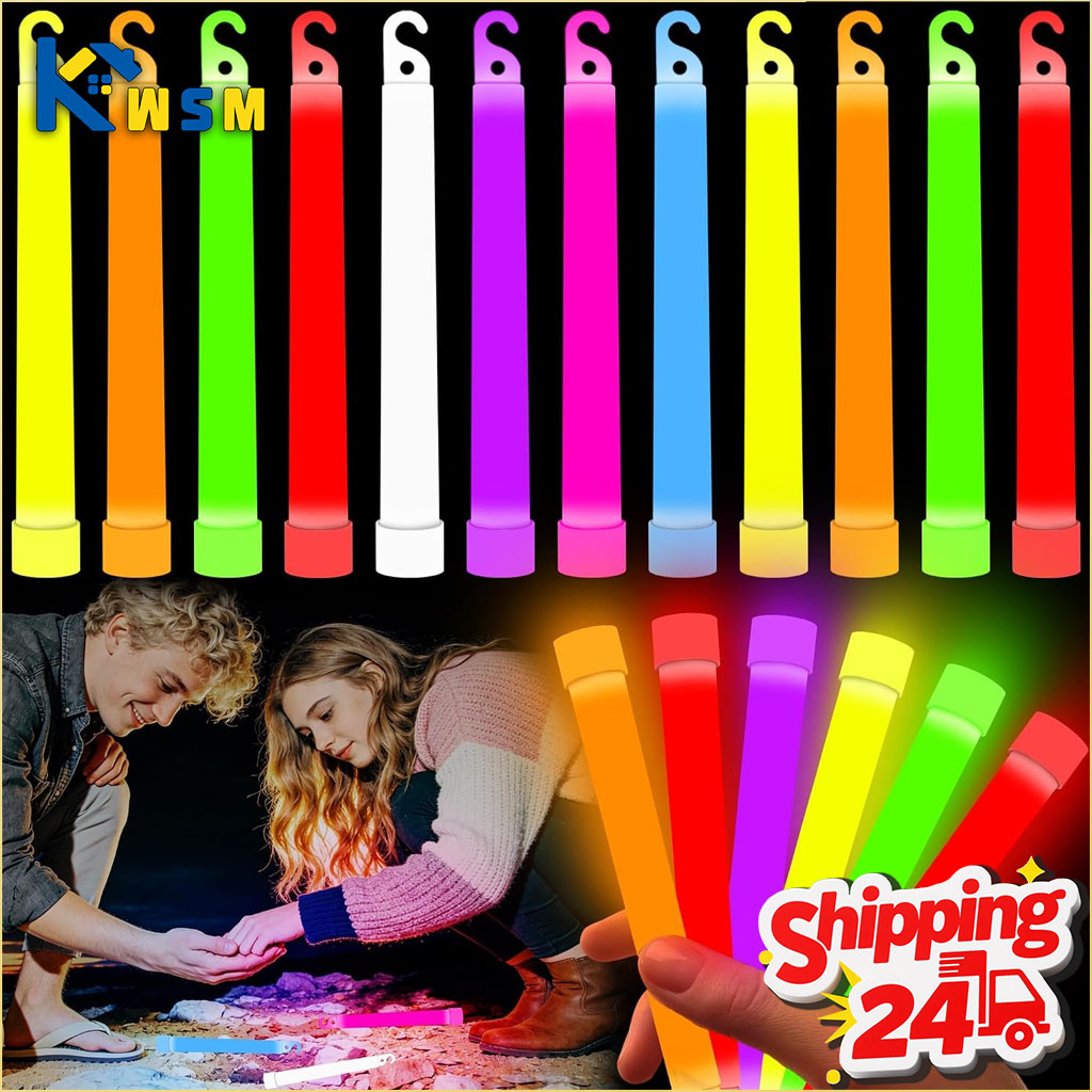 Glow Sticks Survival - แท่งไฟเรืองแสง 10-50 ชิ้น ให้แสงสว่างสดใส ทนทาน กันน้ำ