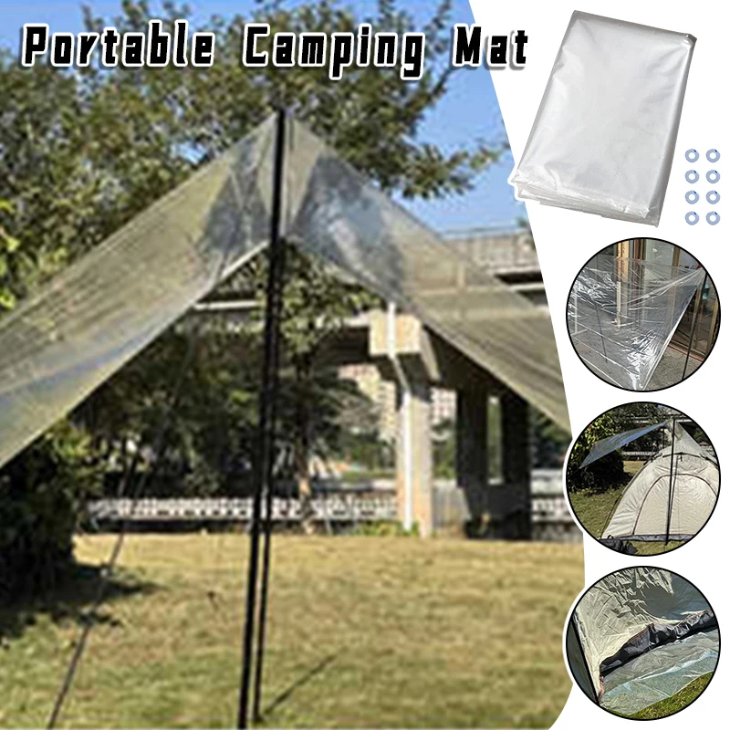 Outdoor Camping Rugs - อุปกรณ์ตั้งแคมป์ เดินป่า แบ็คแพ็คกิ้ง อุปกรณ์กลางแจ้ง แผ่นรองพื้นกันน้ำน้ำหนักเบาพิเศษ แผ่นรองพื้นเต็นท์