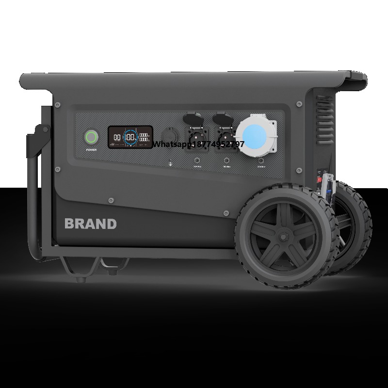 Portable Power Station - สถานีพลังงานแบบพกพา 5040WH 5000W LiFePO4 อินเวอร์เตอร์คลื่นไซน์บริสุทธิ์ แบตเตอรี่สำรองสำหรับสตาร์ทรถ