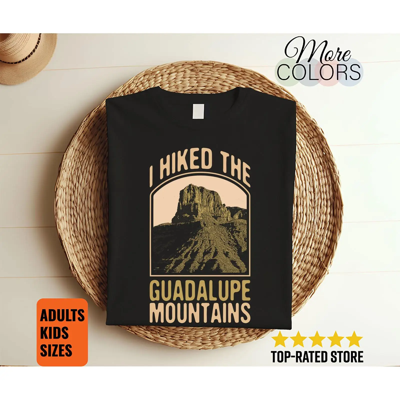 เสื้อยืด I Hiked The Guadalupe - Outdoor Camping In Texas บทวิจารณ์และราคา