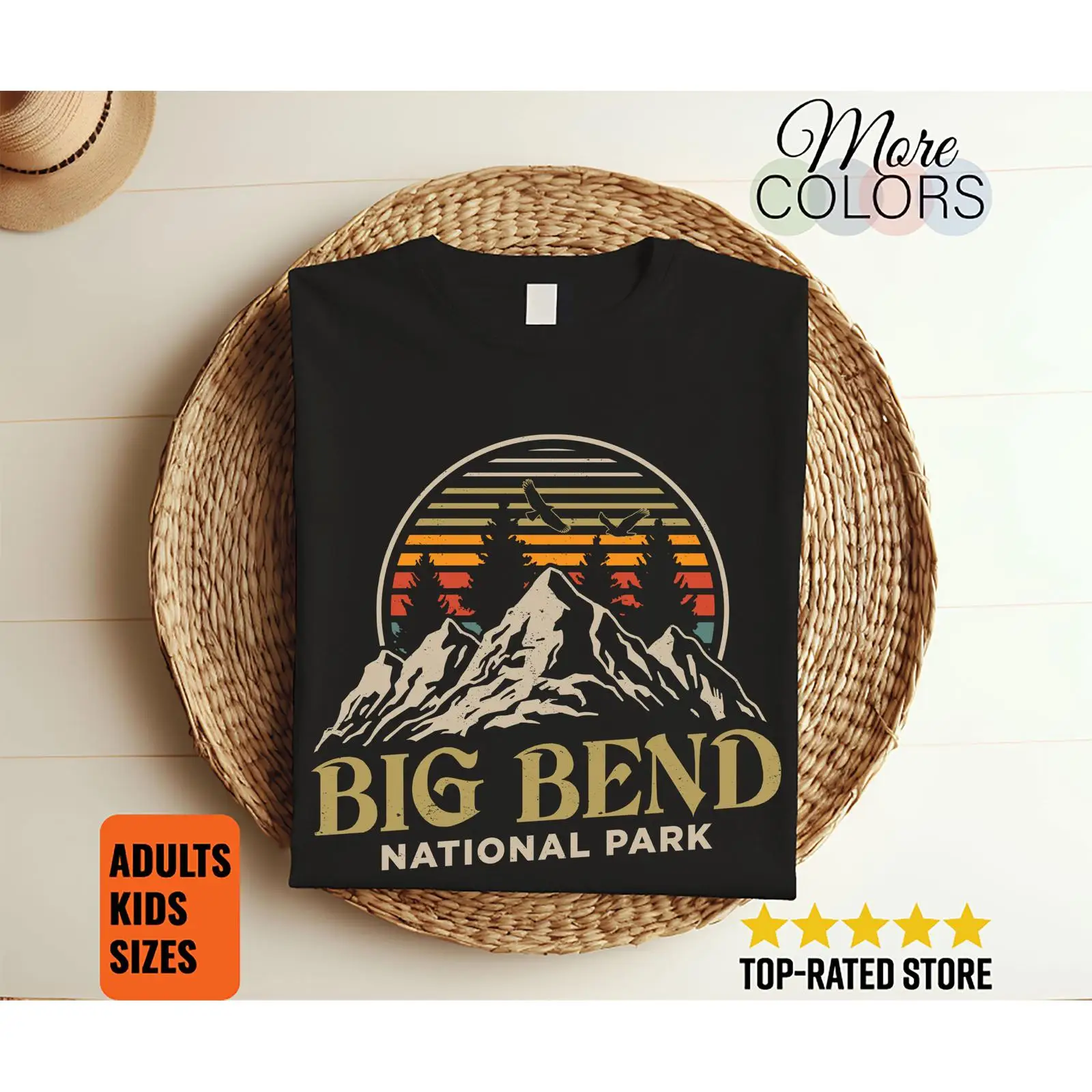 เสื้อยืดวินเทจลายบิ๊กเบนด์เนชั - Outdoor Camping In Texas บทวิจารณ์และราคา
