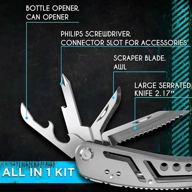 เครื่องมืออเนกประสงค์ 24in1 พร - Camping Knife Multi-Tool บทวิจารณ์และราคา