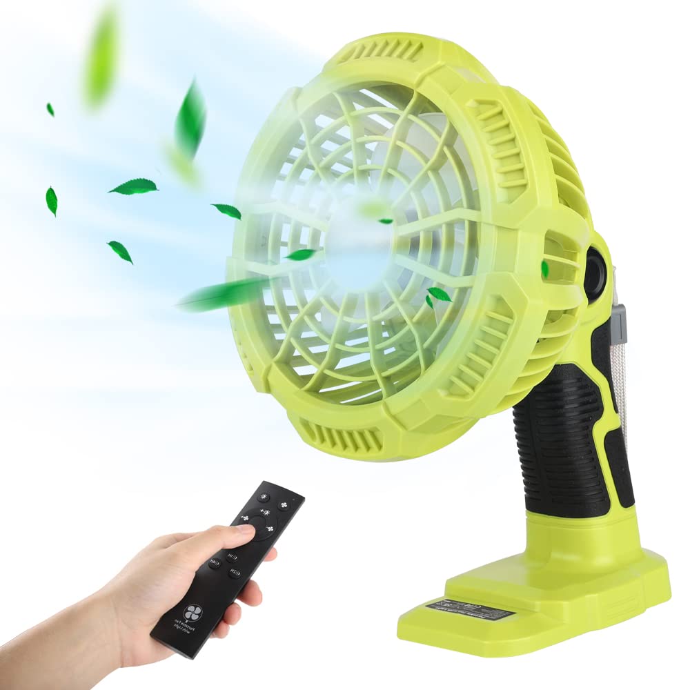 พัดลมพกพาไร้สายพร้อมไฟ LED 300 - Outdoor Camping Jobs บทวิจารณ์และราคา