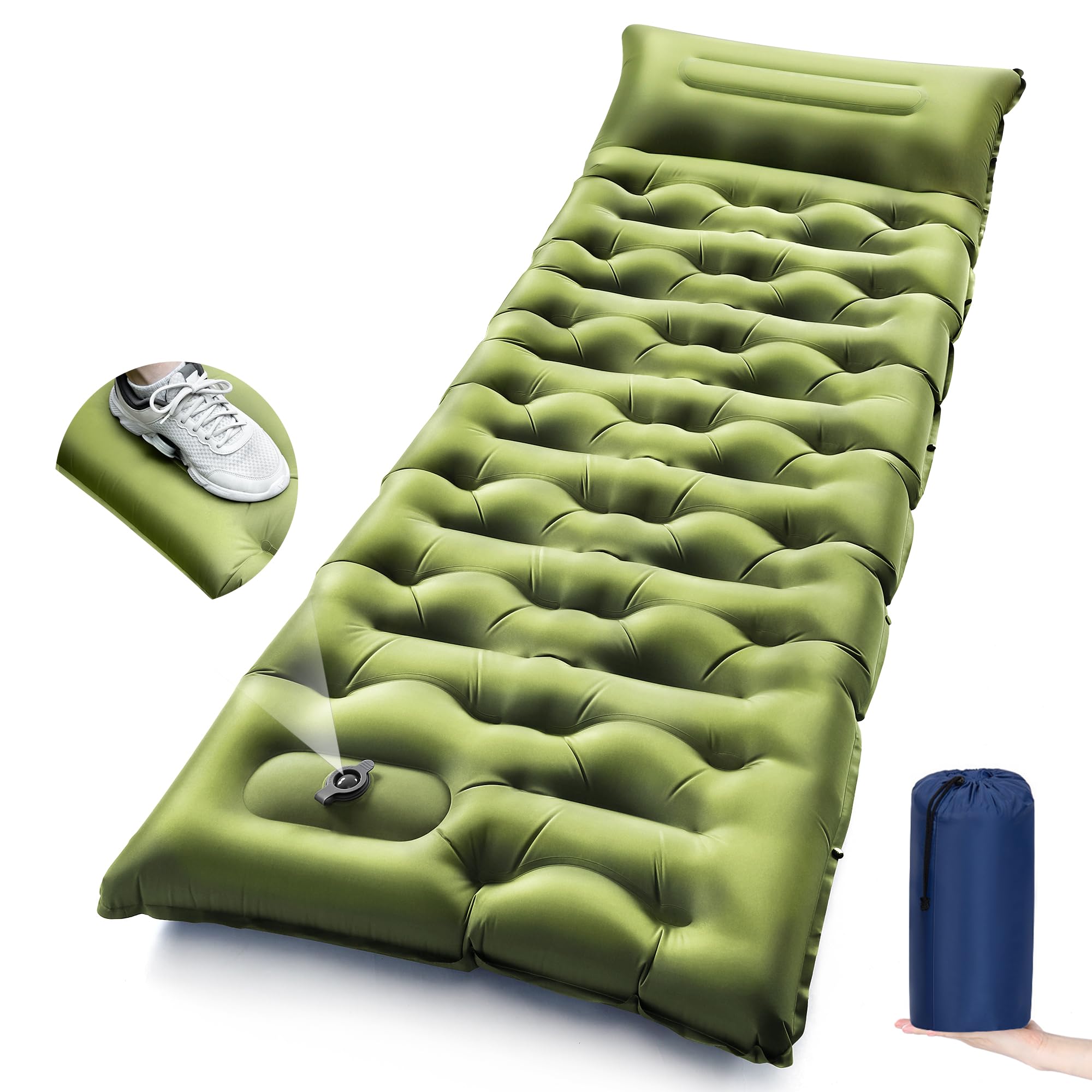 ที่นอนเป่าลมสำหรับตั้งแคมป์แบบ - Inflatable Mattress บทวิจารณ์และราคา