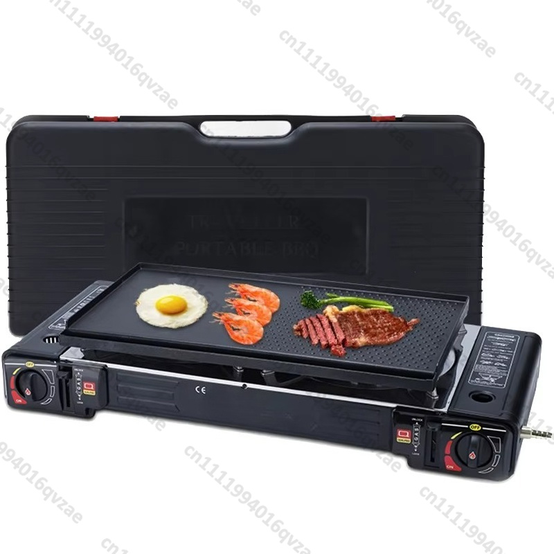 เตาแก๊สพกพาแบบสองหัวเตา สไตล์ม - Outdoor Camping Burner บทวิจารณ์และราคา