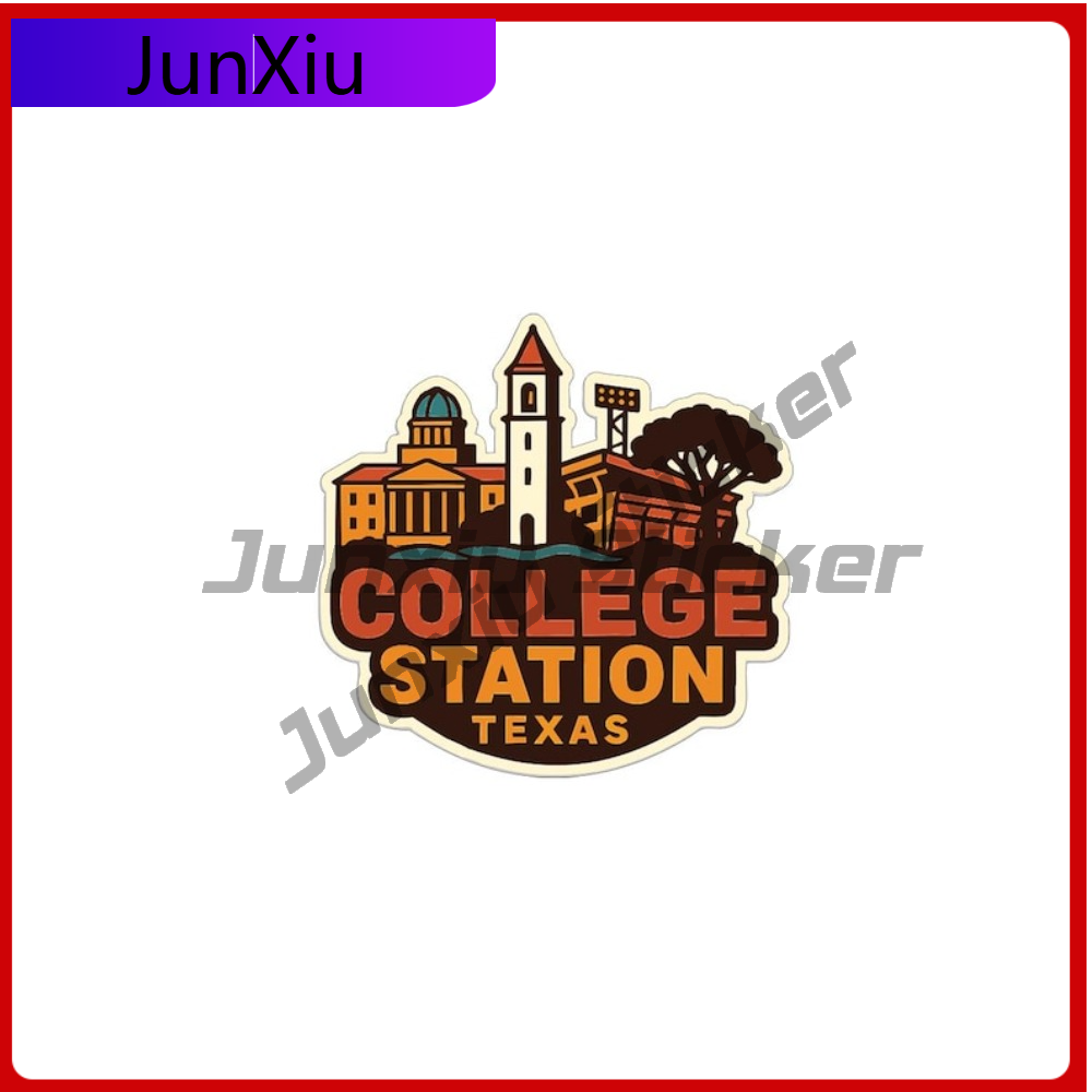 สติกเกอร์ไวนิลลาย College Stat - Outdoor Camping In Texas บทวิจารณ์และราคา