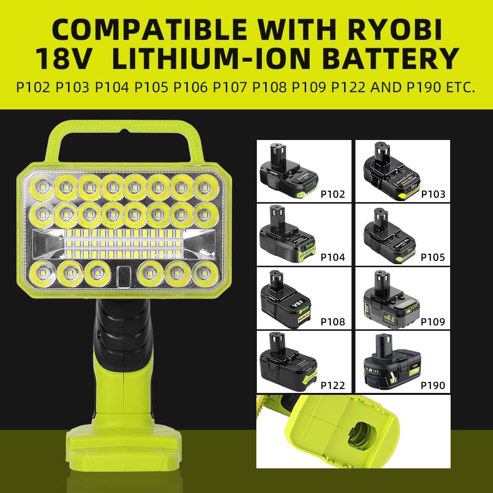 ไฟฉาย LED ไร้สาย 18W 2000LM สํ - Outdoor Camping Jobs บทวิจารณ์และราคา