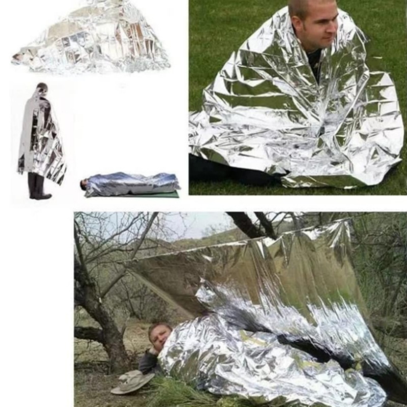 ผ้าห่มกันความร้อนไมลาร์สำหรับเ - Outdoor Camping Heated Blanket บทวิจารณ์และราคา