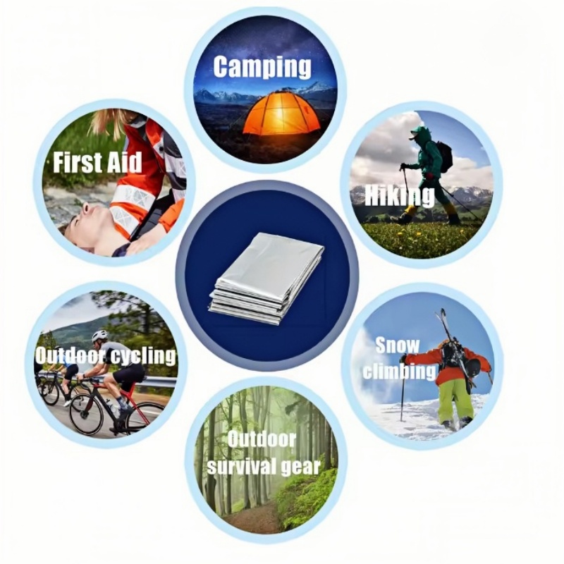 ผ้าห่มกันความร้อนไมลาร์สำหรับเ - Outdoor Camping Heated Blanket บทวิจารณ์และราคา