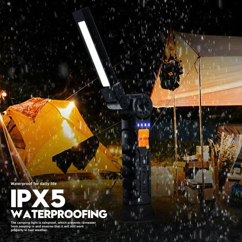 ไฟฉาย LED แบบชาร์จไฟได้ พร้อมแ - Outdoor Camping Jobs บทวิจารณ์และราคา