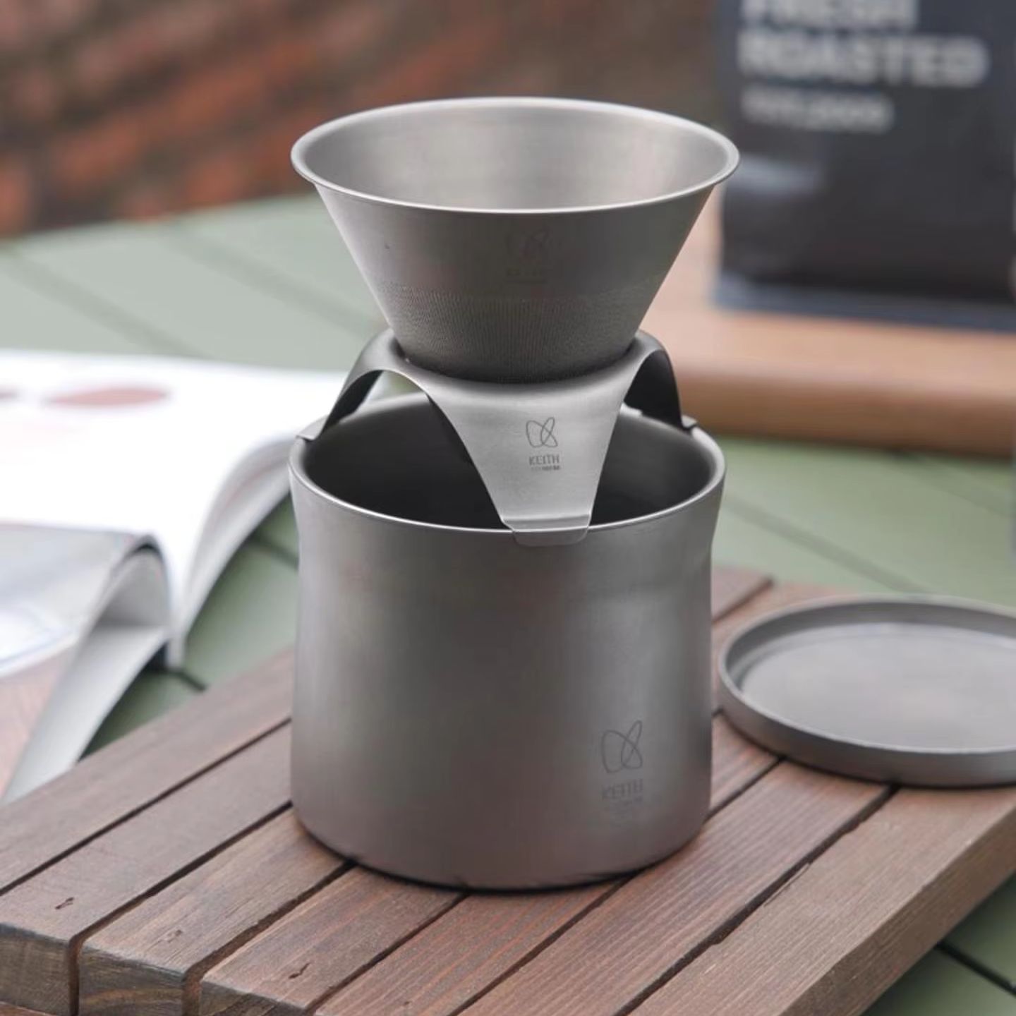 ชุดกาแฟดริปไทเทเนียม KEITH 220 - Outdoor Camping Wallpaper บทวิจารณ์และราคา