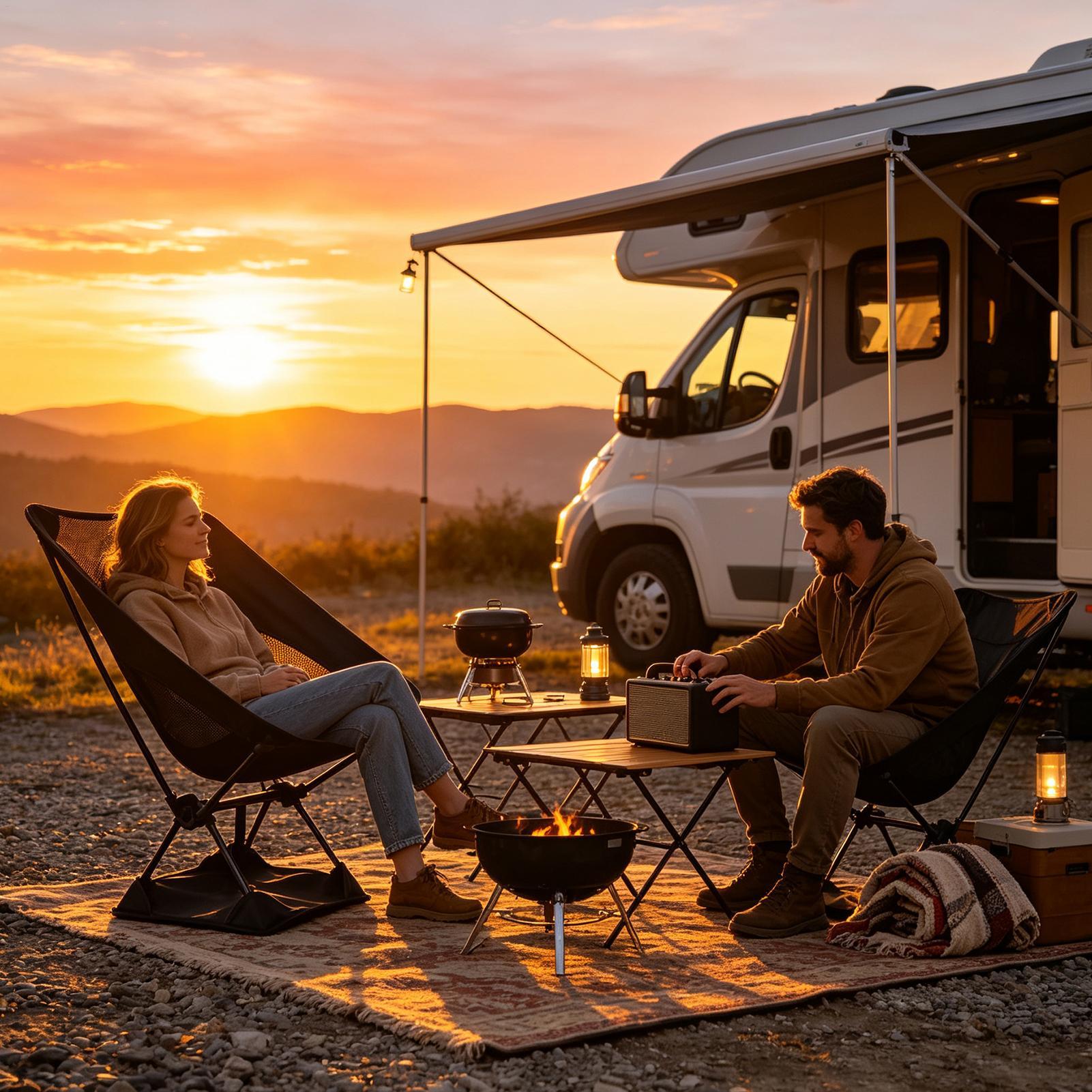 แผ่นรองพื้นสำหรับเก้าอี้แคมป์  - Outdoor Camping Rugs บทวิจารณ์และราคา