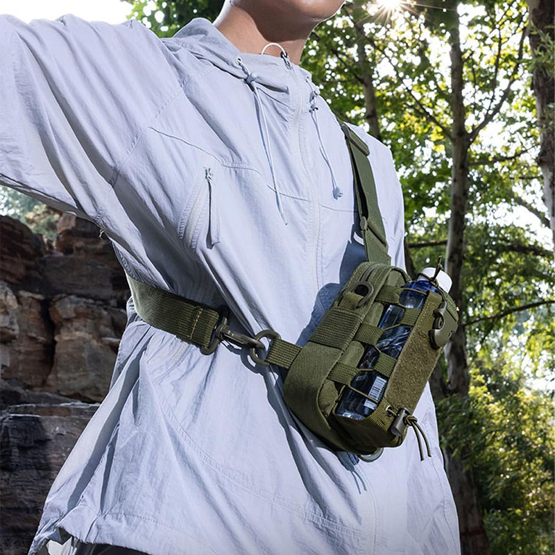 กระเป๋าคาดเอวใส่ขวดน้ำกลางแจ้ง - Outdoor Camping Water Tank บทวิจารณ์และราคา