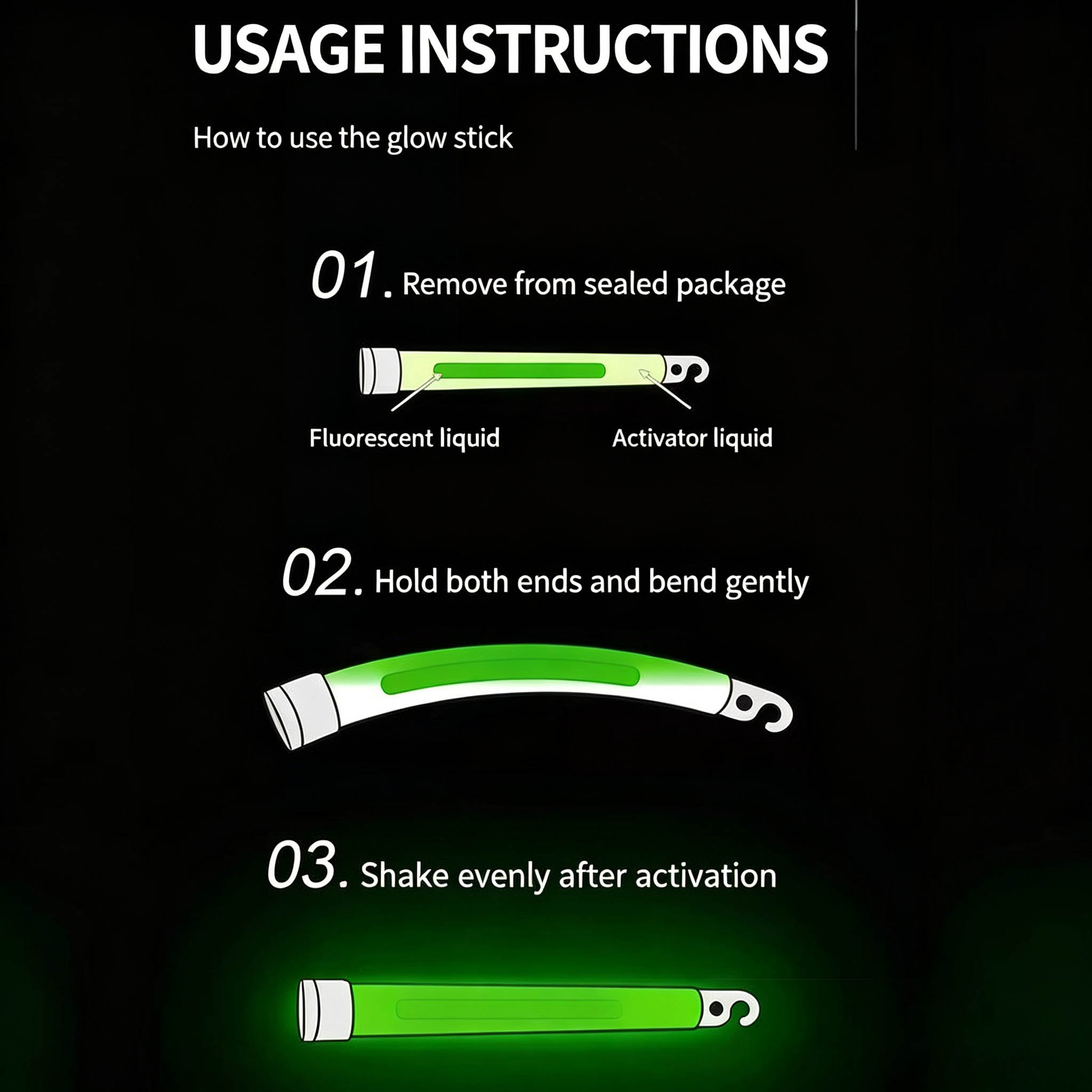 แท่งไฟเรืองแสงทางยุทธวิธีขนาด  - Glow Sticks Survival บทวิจารณ์และราคา