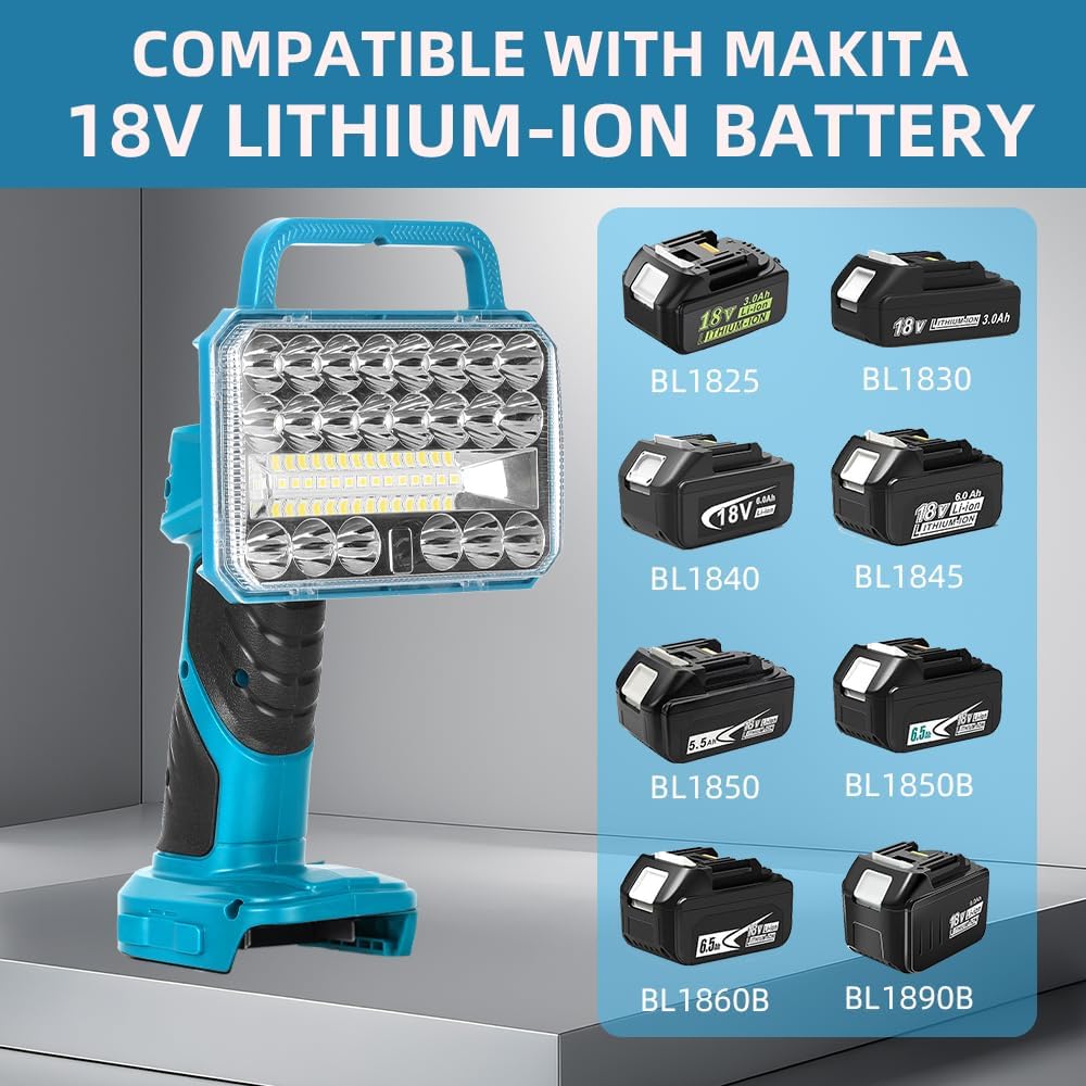 ไฟฉาย LED ไร้สาย 18W 2000LM สํ - Outdoor Camping Jobs บทวิจารณ์และราคา