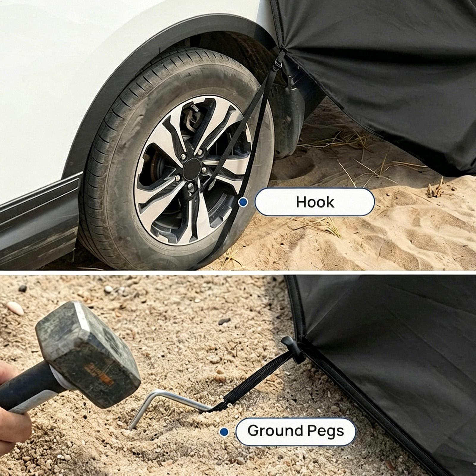 เต็นท์ท้ายรถ SUV เต็นท์กันแดดท - Outdoor Camping Gazebo บทวิจารณ์และราคา