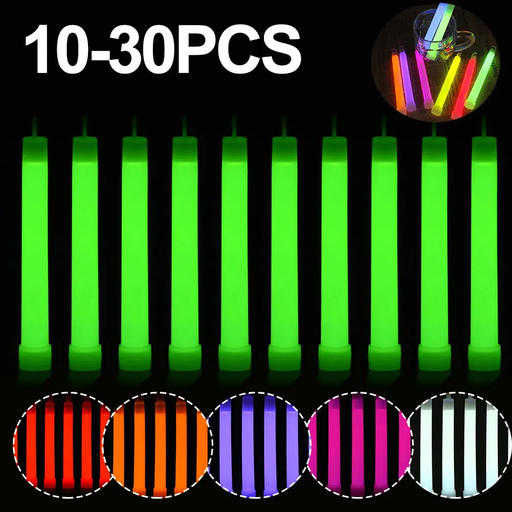 30 ชิ้น Glow Light Sticks กันน - Glow Sticks Survival บทวิจารณ์และราคา