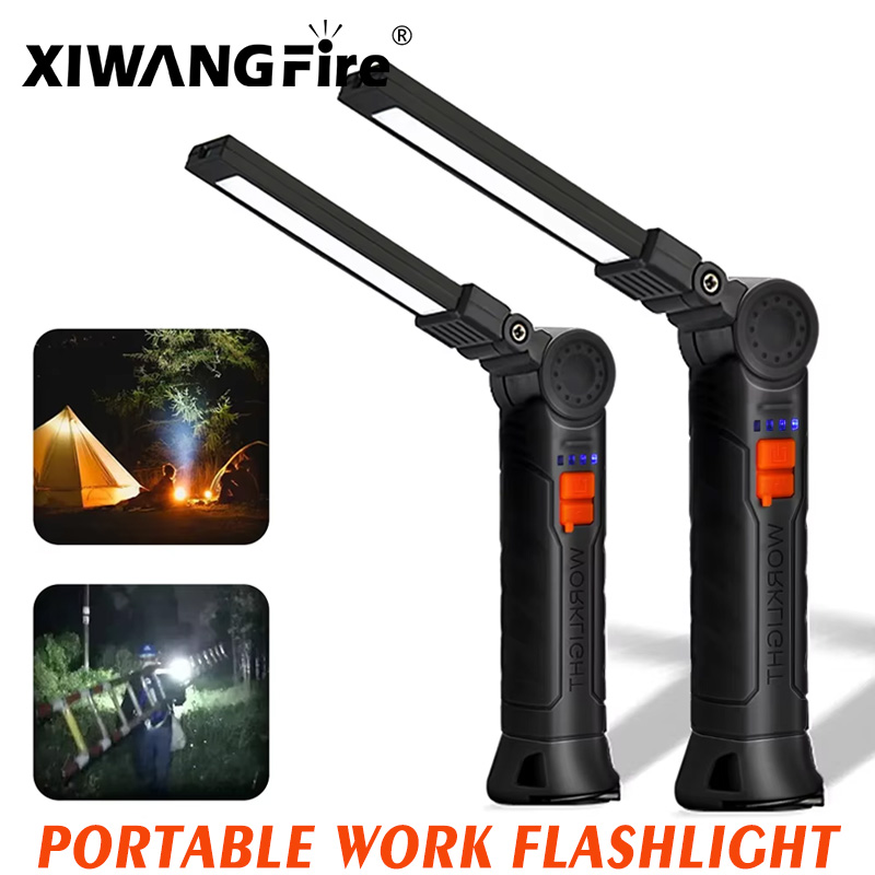 ไฟฉาย LED แบบชาร์จไฟได้ ไฟทำงา - Outdoor Camping Jobs บทวิจารณ์และราคา