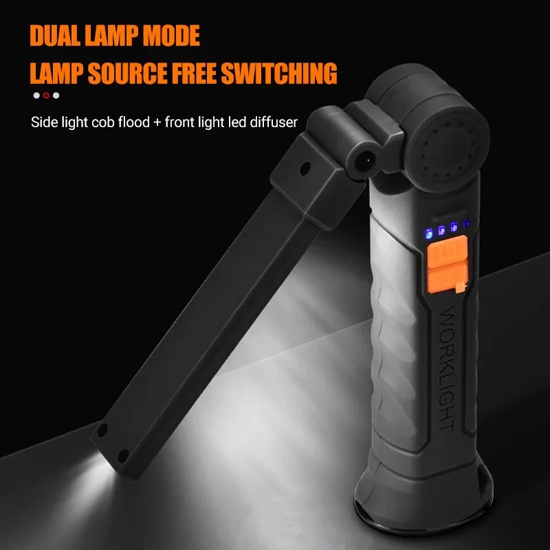 ไฟฉาย LED แบบชาร์จไฟได้ ไฟทำงา - Outdoor Camping Jobs บทวิจารณ์และราคา